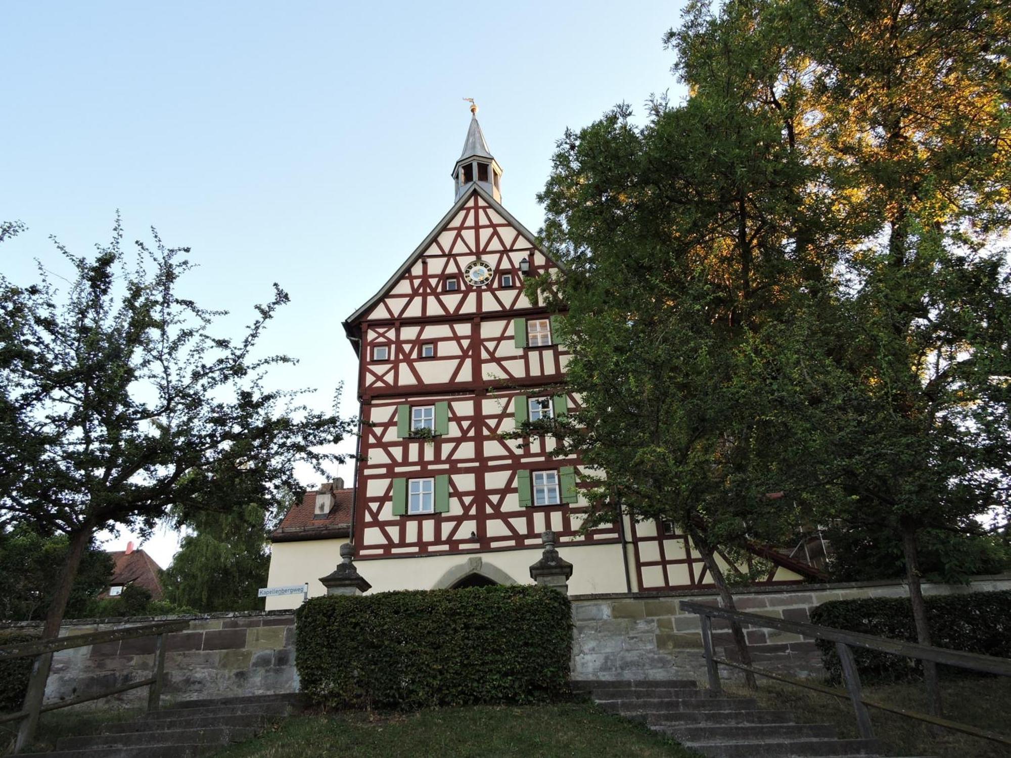 Turmstueble Im Torhaus Von 1545 Apartment Burgbernheim Bagian luar foto
